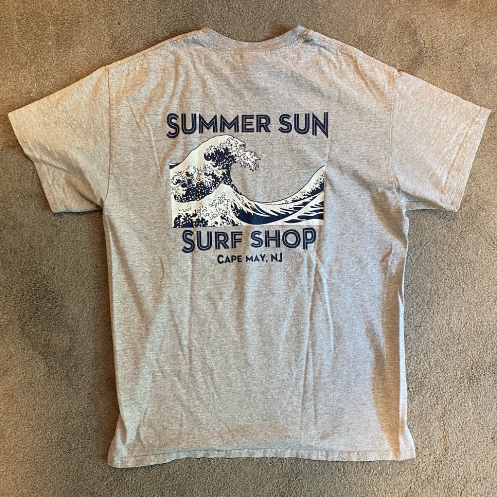 Surf Shop Logo Back Tee